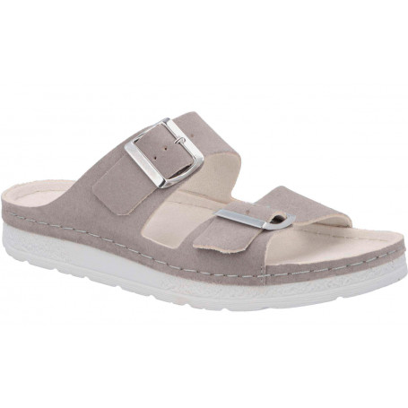 Γυναικεία παντόφλα ανατομική Berkemann Verica 01914-722 γκρι