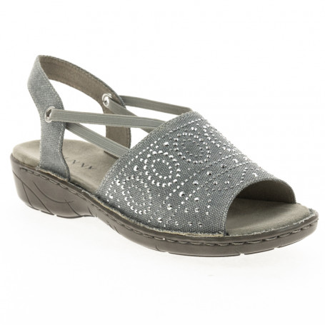 Ara Kiesel 57262 women's comfort sandals grey