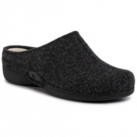 Berkemann Lauren 01553-937 women's comfort slippers dark grey