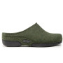 Berkemann Lauren Recycled 01578-843 women's comfort slippers olive green