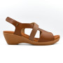 Usaflex AG0105-2 women's comfort sandals beige