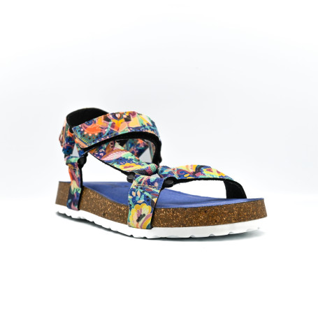 Naturelle Recycling 12363 women's comfort sandals blue