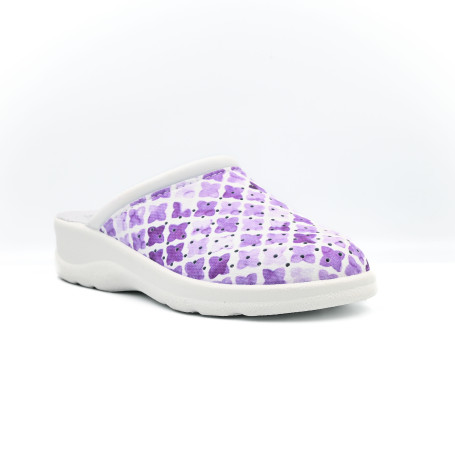 Γυναικείο σαμπό Emanuele 424 μοβ εμπριμέ