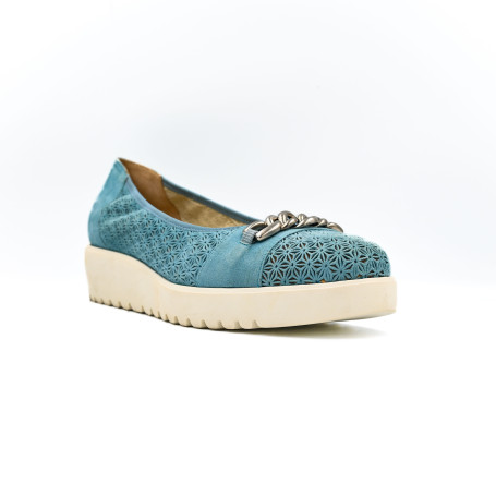 Coquet 9602 women's comfort moccasins blue