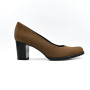 Emanuele B137 women's comfort heels brown