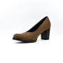 Emanuele B137 women's comfort heels brown