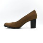 Emanuele B137 women's comfort heels brown