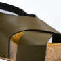 Emanuele 0723 women's comfort platforms olive green