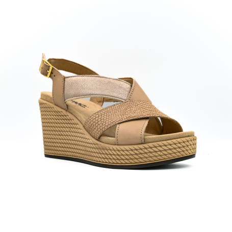 Imac 357840 women's comfort platforms beige