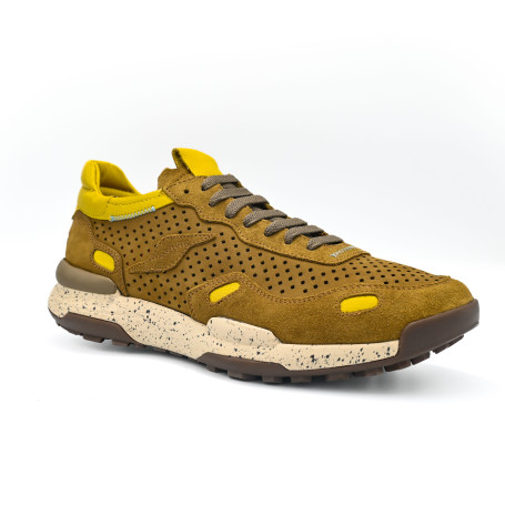 Emanuele 6388 men's comfort sneakers yellow