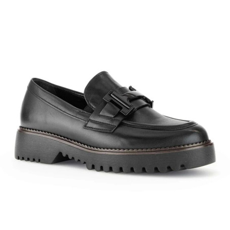 Gabor 52452-57 women's comfort moccasins black