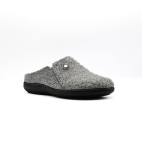 Emanuele 6035 women's comfort slippers grey