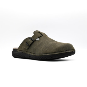 Ανδρική ανατομική παντόφλα Naturuomo 1251 λαδί