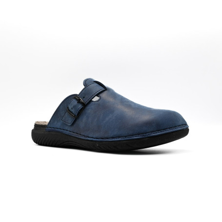 Γυναικεία ανατομική παντόφλα Naturuomo 1251 μπλε