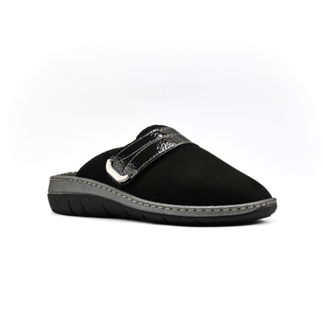 Lazar & Luca 978 women's comfort slippers black