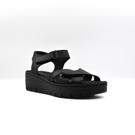 Naturelle 2167 women's comfort platforms black