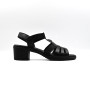 Valeria's 1017 women's comfort sandals black