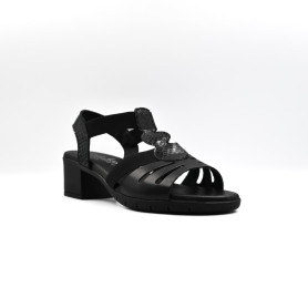Valeria's 1017 women's comfort sandals black