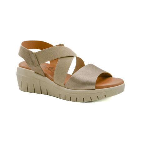 Γυναικείο ανατομικό σανδάλι Valeria's 2003 μπεζ