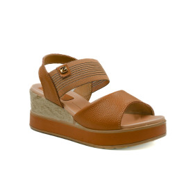 Γυναικεία ανατομική πλατφόρμα Pegada 234202-03 κάμελ