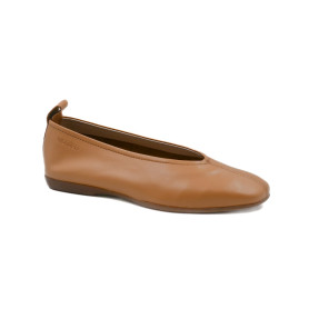 Wonders A-8661 women's comfort ballet flats tan