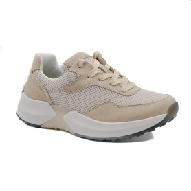 Rollingsoft 66996-33 women's comfort sneakers beige