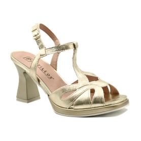 Γυναικείο ανατομικό πέδιλο Pitillos 10541 χρυσό