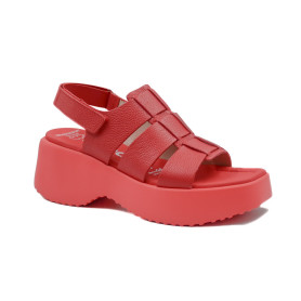 Wonders D-9724 women's comfort sandals red