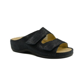 Berkemann Melbourne Daria Clogs voor dames, blauwe glitter, 42 2/3 EU
