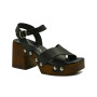 Γυναικείο ανατομικό σανδάλι Fresia 483 μαύρο