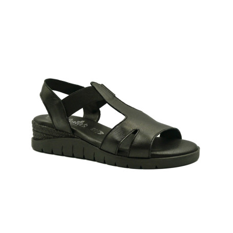 Valeria's 1025 women's comfort sandals black