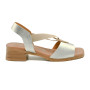 Valeria's 2108 women's comfort sandals white