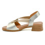 Valeria's 2108 women's comfort sandals white