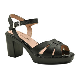 Pitillos 20123 women's comfort sandals black