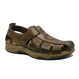 Pegada 132255-03 men's comfort closed toe sandals brown