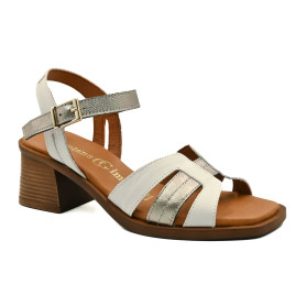 Γυναικείο ανατομικό πέδιλο CG Laminado Acero ασπρό