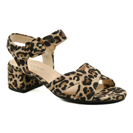 Γυναικείο ανατομικό πέδιλο Gabor 62913-90 λεοπάρ