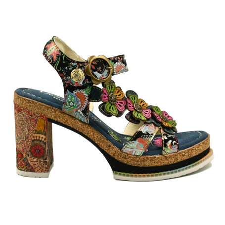 Γυναικείο ανατομικό πέδιλο Laura Vita Lota μπλε