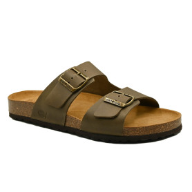 Ανδρική ανατομική παντόφλα Bio Bio 78457 καφέ