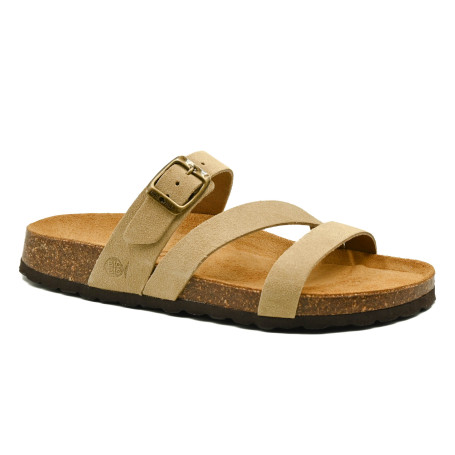 Γυναικεία ανατομική παντόφλα Bio Bio 77577 μπεζ