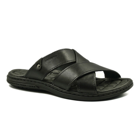 Ανατομική ανδρική παντόφλα Pegada 131285-03 μαύρο