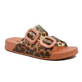 Γυναικεία ανατομική παντόφλα Igor S10336-381 Habana Brillo Leo κεραμιδί