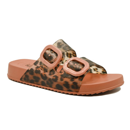 Γυναικεία ανατομική παντόφλα Igor S10336-381 Habana Brillo Leo κεραμιδί