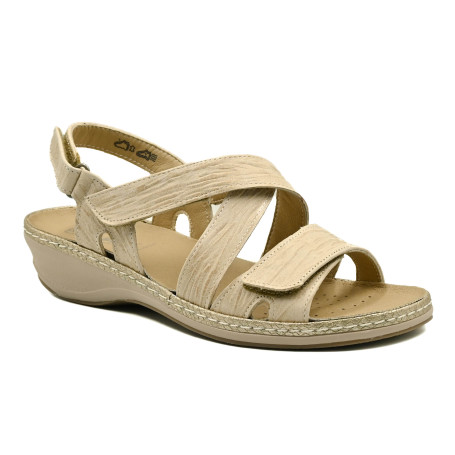 Suave 0968VT women's comfort sandals beige
