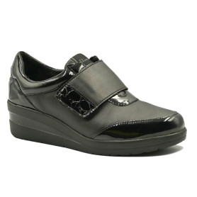 Bluerose 11811 women's comfort moccasins black