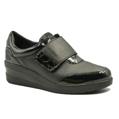 Bluerose 11811 women's comfort moccasins black