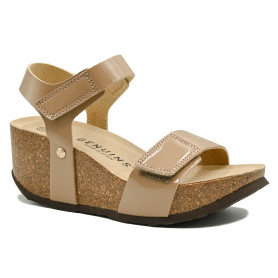 Γυναικεία ανατομική πλατφόρμα Genuins 106351 μπεζ