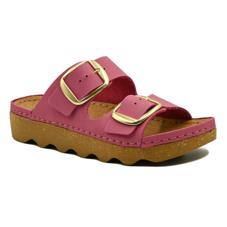 Rohde 6222 women's comfort slippers pink