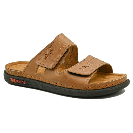 Rohde 6003 men's comfort slippers brown