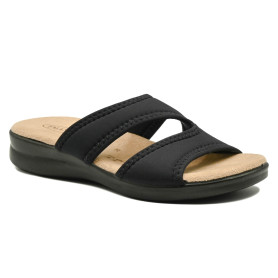 Emanuele 803717 women's comfort slippers black